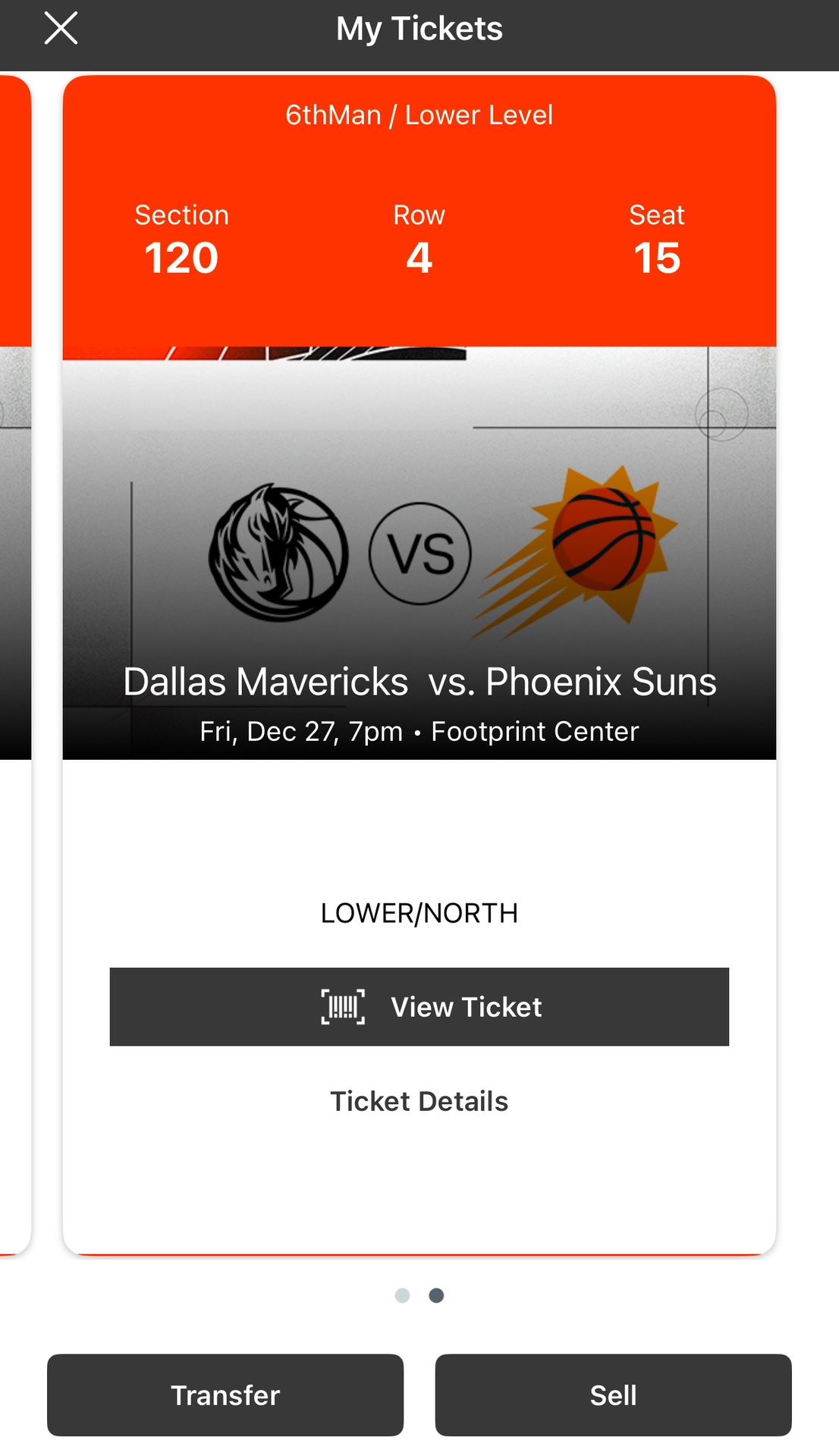 Suns Va Dallas