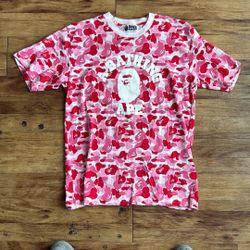XL Camo Pink Bape Shirt