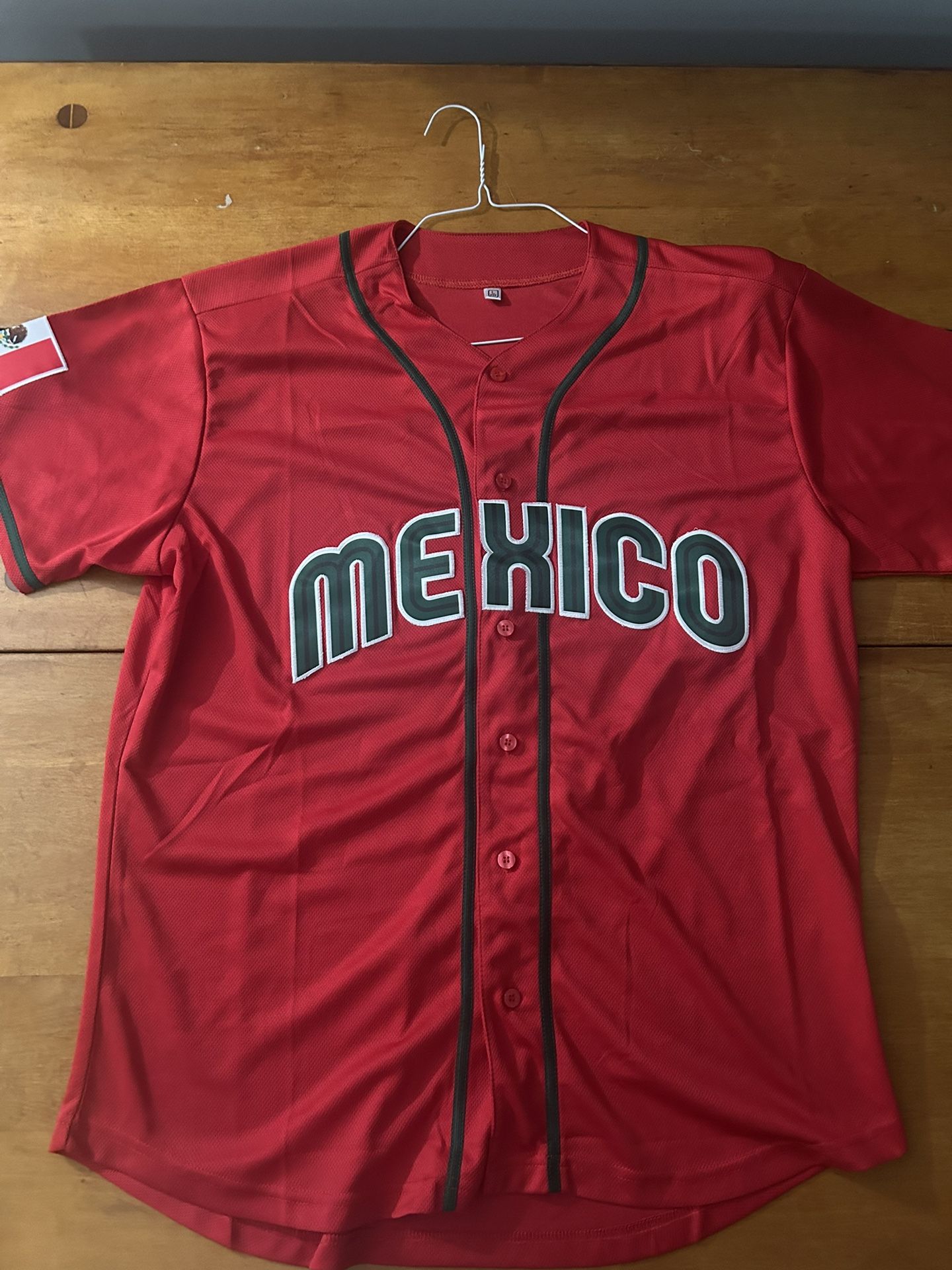 New Mexico Baseball Style Jersey Large With Flag
