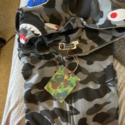 bape hoodie size large and medium 