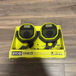 RYOBI ONE+ 18V Cordless VERSE Clamp Speaker 2-Pack (Tools Only)