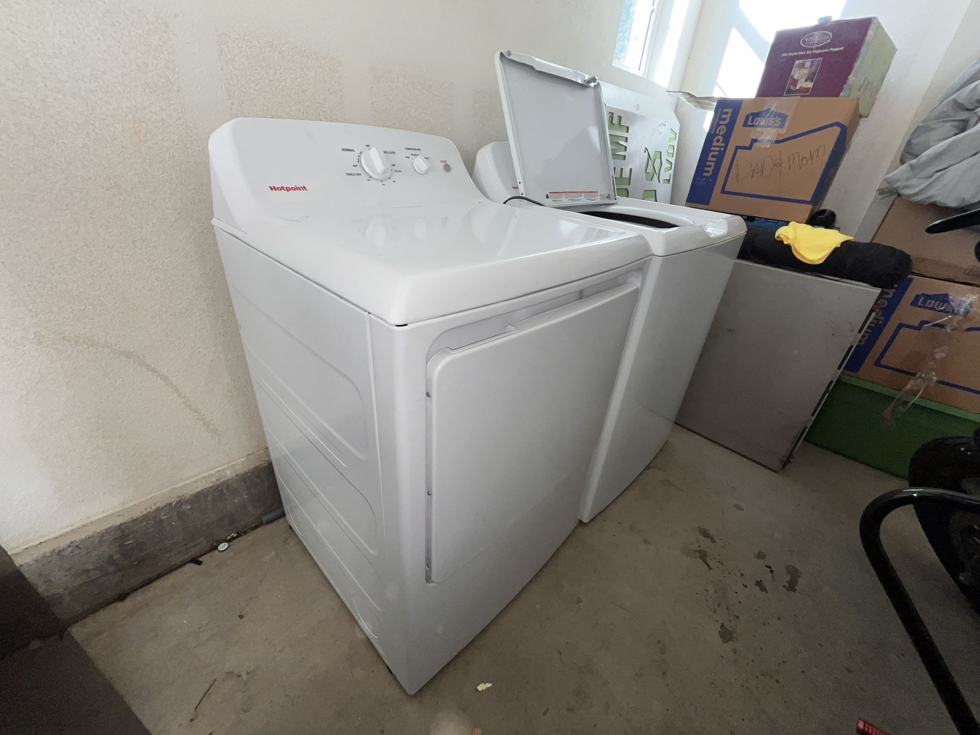 New Washer and dryer
