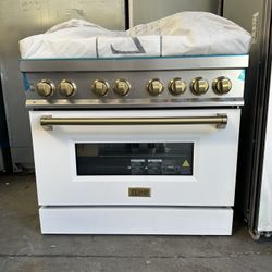 NEW WHITE 36 INCH Z-LINE STOVE |RANGE 