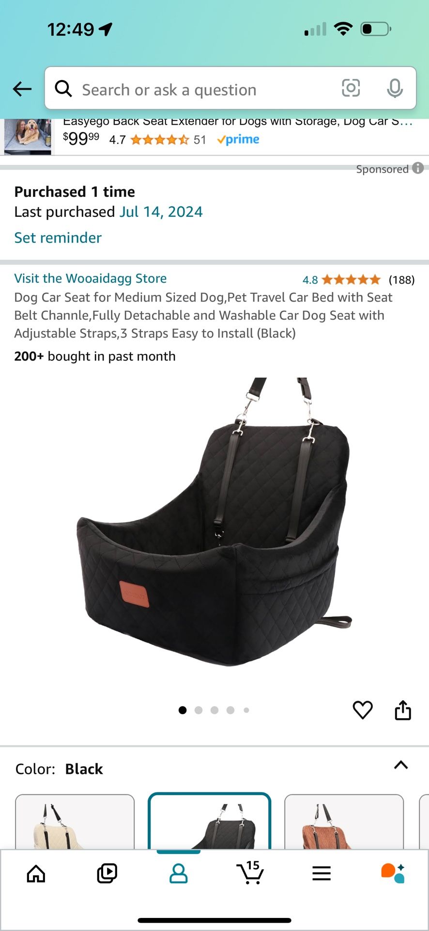 Dog Seat For Car/home