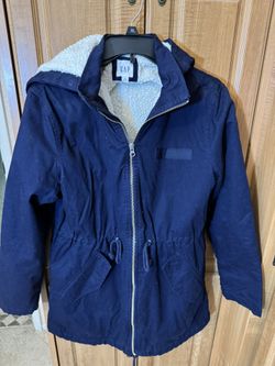 Women’s Coat- Blue, Medium,Thigh Length From The GAP