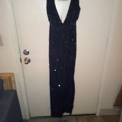 Sequin Halter Dress