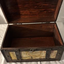 Cunard line  wood box