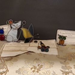 Stained Glass Pieces 
