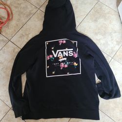 Womens Van's Off The Hoodie Medium New
