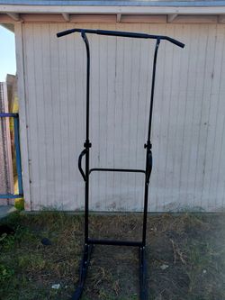 Power tower dip pull up bar