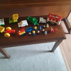 20 Vintage Assorted Toy Cars  With Little People Toys