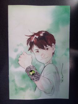 Ben 10 #1 Cover L 1:15 Dustin Nguyen Full Art Variant