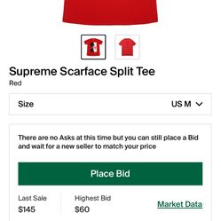 Supreme Scarface Split Tee Collection 