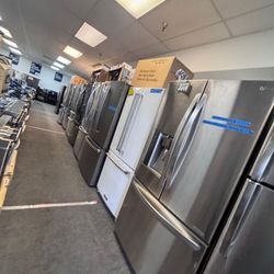 French Doors Fridges In Excellent Condition With Warranty 
