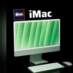 🌟 🔥 Apple iMac 24” M4 — 16GB / 256GB — Green — Brand New 🔥