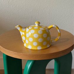 Ceramic Polka Dot Tea Pots - Set of 3