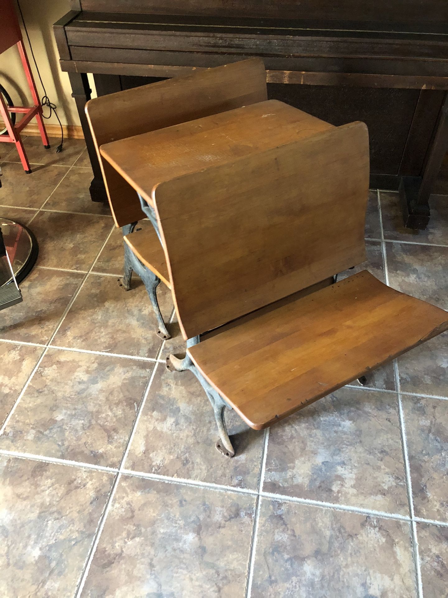 Old school desk
