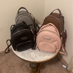 Guess Backpacks Colors Black, Cocoa, n Pink