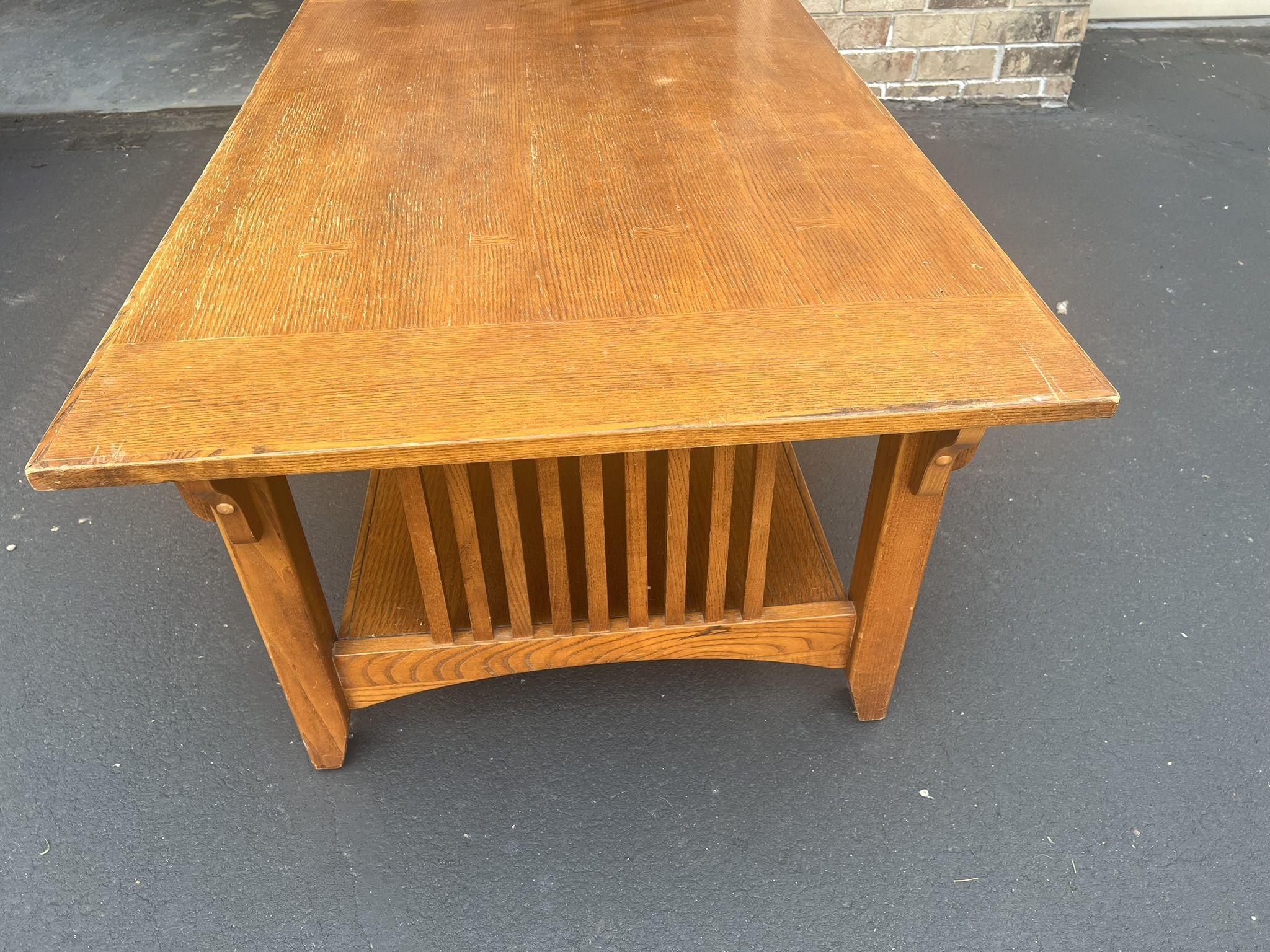 Coffee Table. shows Wear And Tear, But It Is Solid! L 50 “ X W.30” H 19.5”