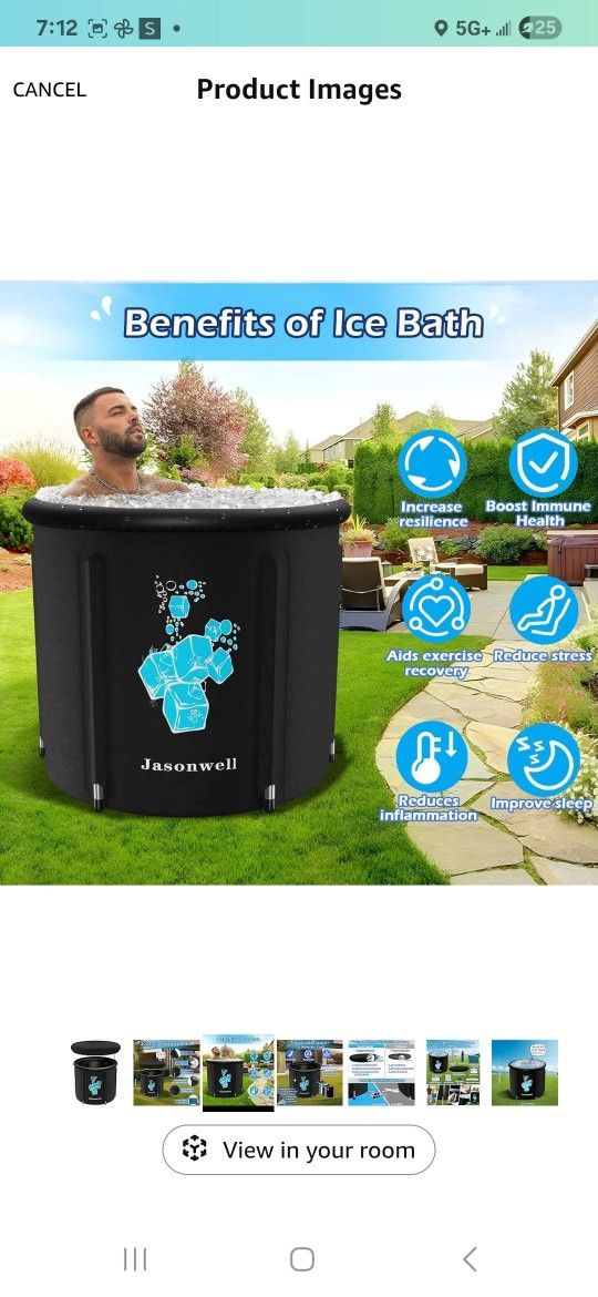 ICE BATH portable TUB NEW