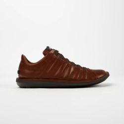 Camper Beetle Leather Sneakers Shoes Brown Size EU 42/US 9 RETAIL $210