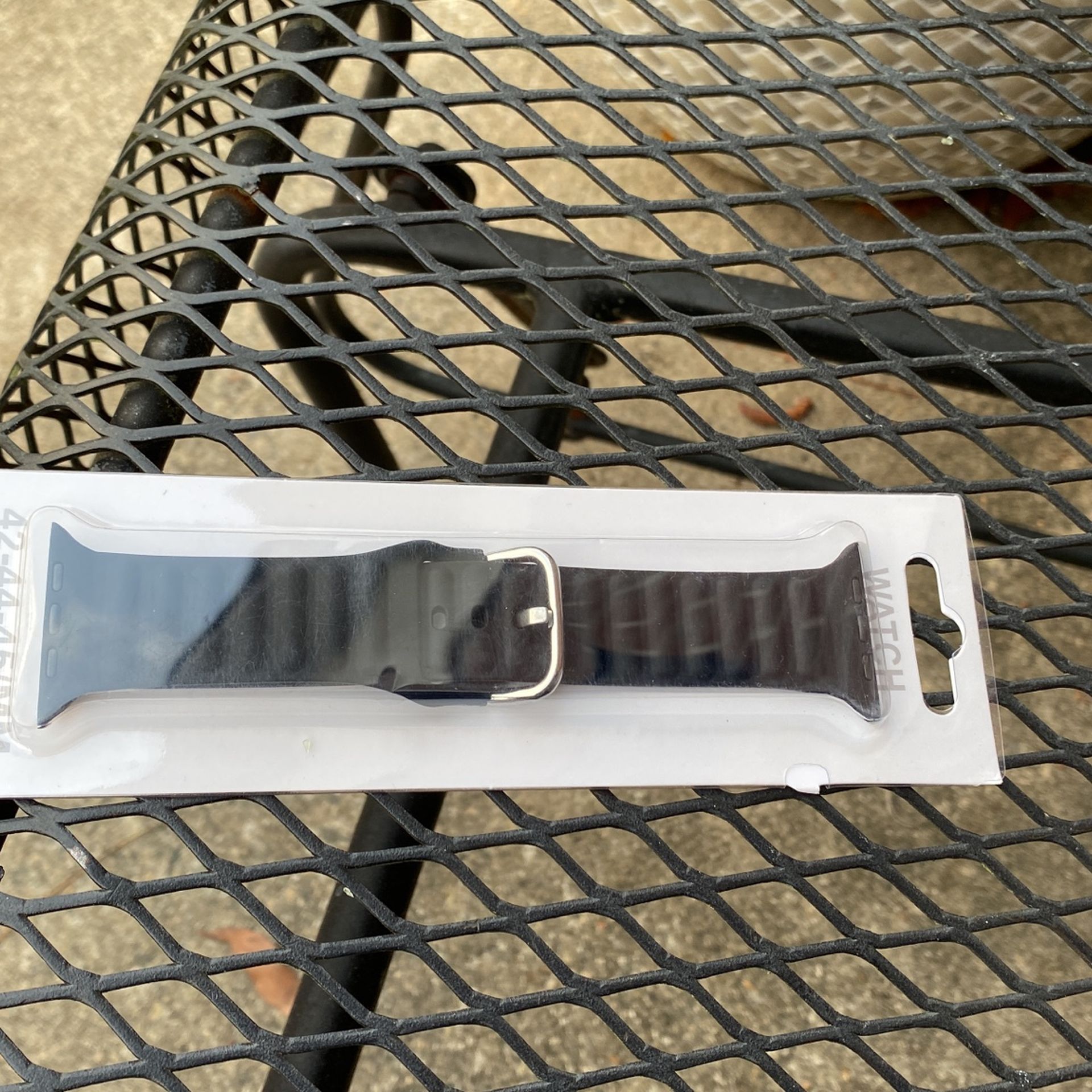 Apple Watch Black Silicone Buckle Band 49/45/44/42