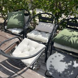 Patio Chairs and table 