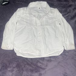 White Kids Button Down Shirt size 2T