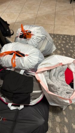 Men’s XL shirts and misc clothes 4 bags full