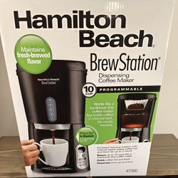 "NEW" HAMILTON BEACH BREWSTATION 10-CUP COFFEE MAKER!!   🏖️ SUMMER 🌞   