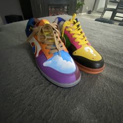 Paper mario nike dunks for sale hot sale