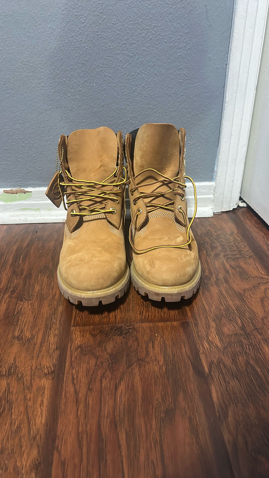 Size 10 Men, 9.5 women’s double sole timberland boots