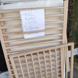 Free Baby Crib Used/Cuna Para Bebe Usada