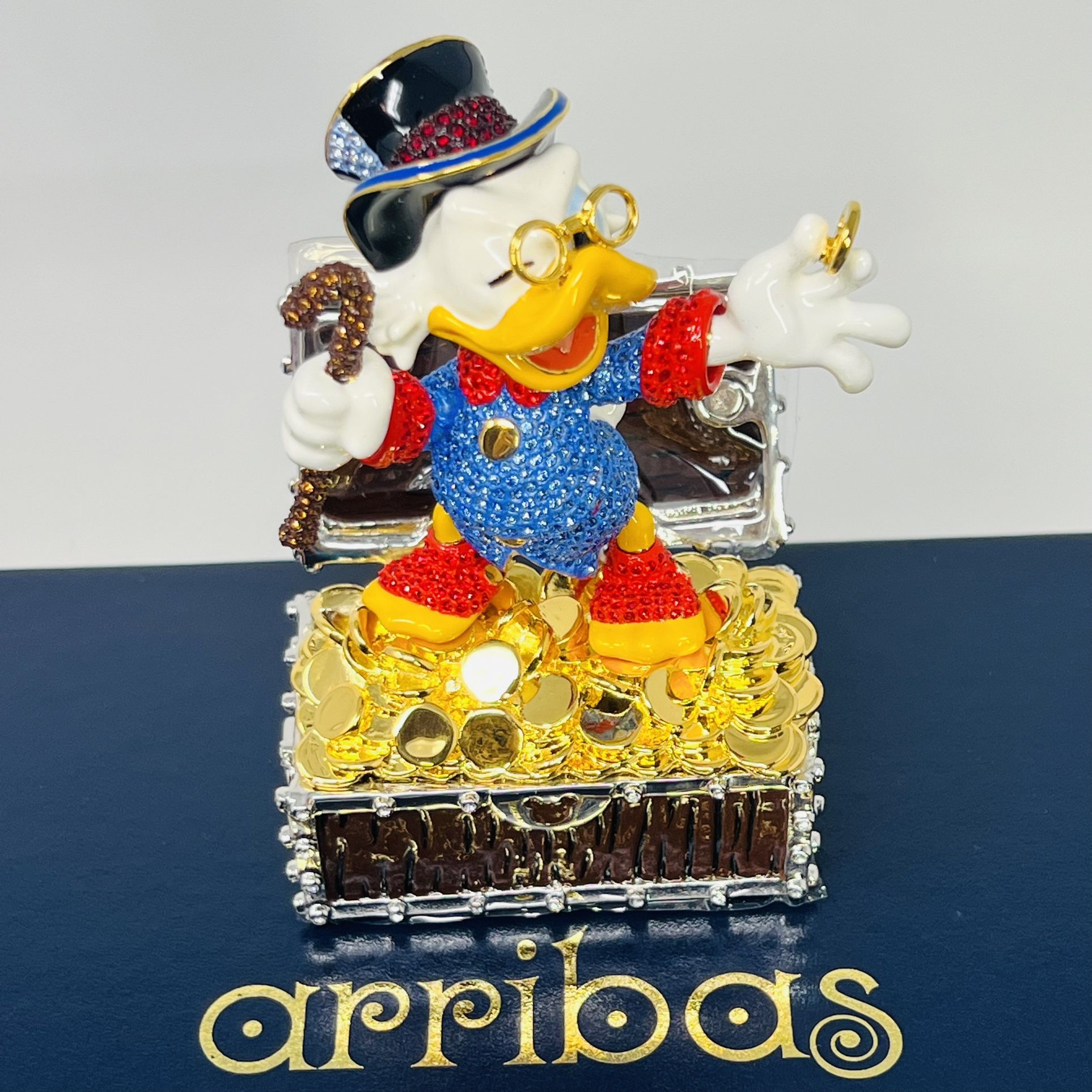 Disney Arribas Brothers Scrooge Mcduck Limited Edition Jeweled 