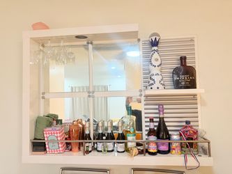 Floating Bar Cabinet / Home Bar Setup