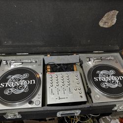 Stanton DJ Turntables Vestax Mixer And Odyssey Coffin Case