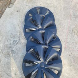 4 Tesla Hub Caps