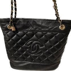 Chanel Tote Quilted Vintage Bag