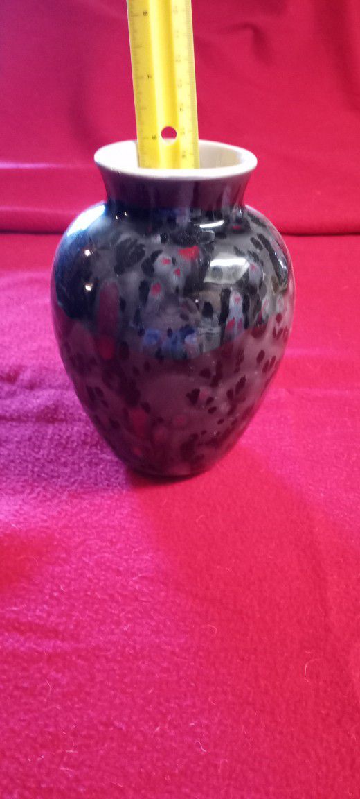Beautiful Multi-colored Glazed Vase