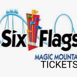 Six Flags Magic Mountain - 4 Tickets Available