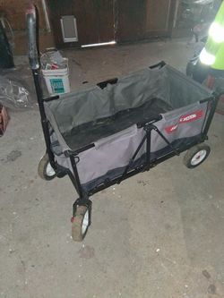 Radio-flyer fold up wagon