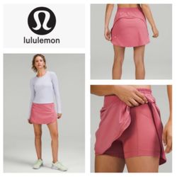 Lululemon Hotty Hot High-Rise Skirt in ‘Brier Rose’