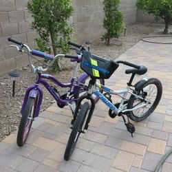 2 Kids Bikes Scwinn 