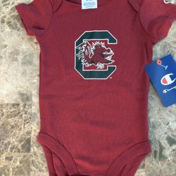 New USC Gamecocks Onesie-6-9 Months