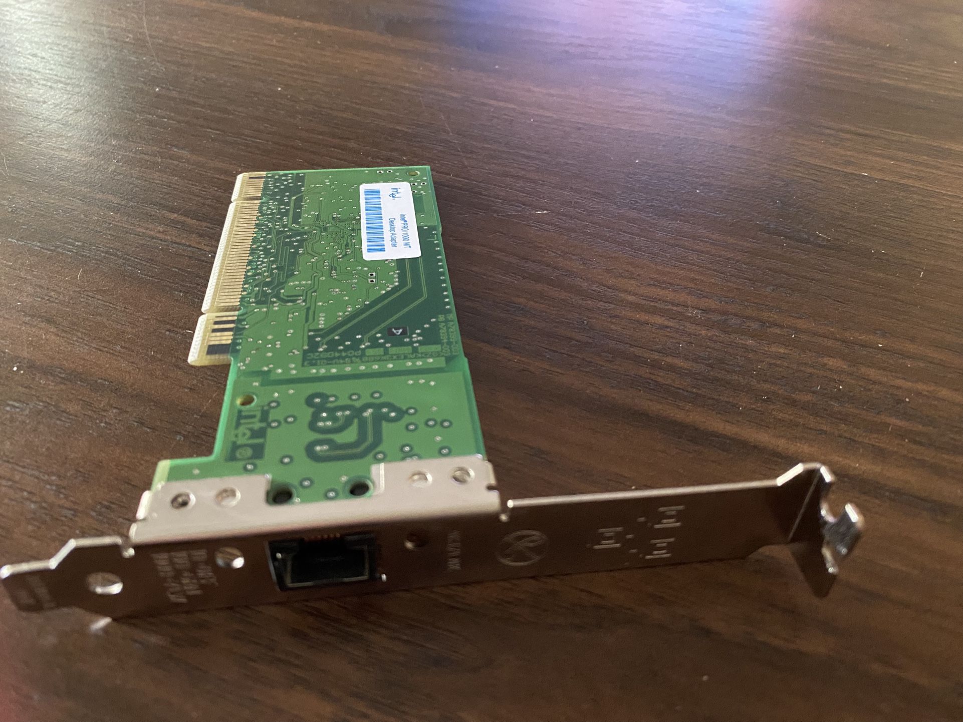 Intel PRO/100 MT Network Adapter (PCI)