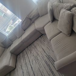 Macy's Beige Sectional