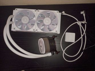 iCUE LINK TITAN 240 RX Liquid CPU Cooler with RGB Lighting - White