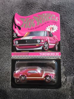 HOT WHEELS RLC CLUB EXCLUSIVE 70 MUSTANG BOSS 302 PINK LADY