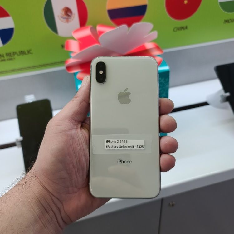 Online iPhone X 64gb Unlocked Silver