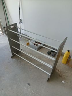 Wooden 4 level shoe rack